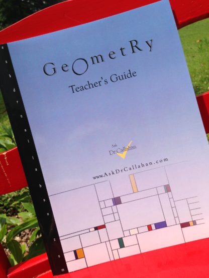 Homeschool geometry - Teacher's Guide for Jacobs Geometry Seeing, Doing, Understanding
