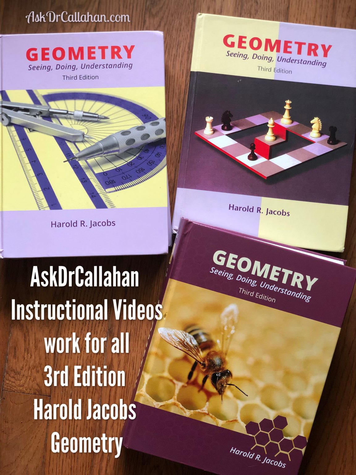 The Different Geometry Textbooks and Videos AskDrCallahan